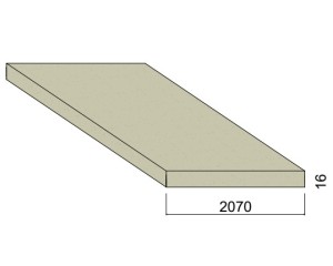 Panneau Médium CTBH Hydrofuge - 2,80 m x 2,07 m - ép.16 mm