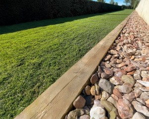 Traverse paysagère Chêne - 100 mm x 200 mm 2