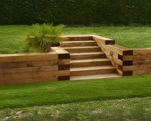 Traverse paysagère Autoclave Classe 4 Marron - 100 mm x 200 mm 2