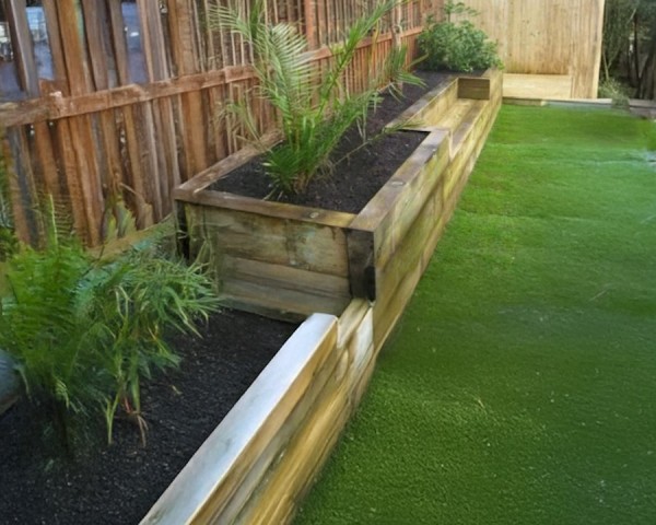 Traverse paysagère Autoclave Classe 4 Vert