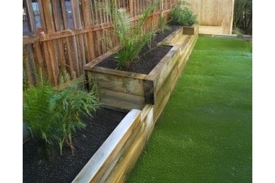 Traverse paysagère Autoclave Classe 4 Vert