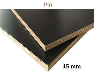 Panneau Contreplaqué Filmé - 100% Pin - 2,50 m x 1,25 m - ép.15 mm
