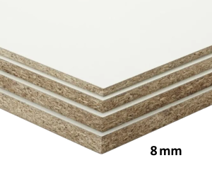 Panneau Mélaminé - Blanc Perlé - 80 g/m² - 2,80 m x 2,07 m - ép.8 mm