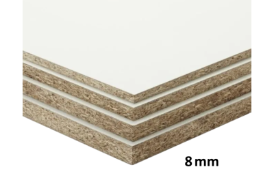 Panneau Mélaminé - Blanc Perlé - 80 g/m² - 2,80 m x 2,07 m - ép.8 mm Panneau Mélaminé - Blanc Perlé - 80 g/m² - 2,80 m x 2,07 m - ép.8 mm