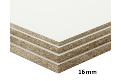 Panneau Mélaminé - Blanc Perlé - 80 g/m² - 2,80 m x 2,07 m - ép.16 mm