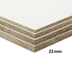Panneau Mélaminé - Blanc Perlé - 80 g/m² - 2,80 m x 2,07 m - ép.22 mm