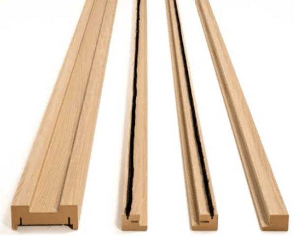 Bloc-porte Fuji - Nue - Mélaminé chêne naturel - 204 cm x 73 cm NUE