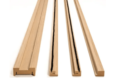 Bloc-porte Fuji - Nue - Mélaminé chêne naturel - 204 cm x 73 cm NUE