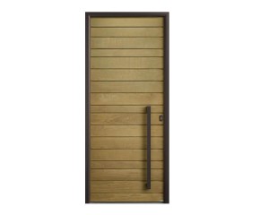 Porte d'entrée bois modèle CYME EVO