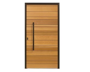 Porte d'entrée bois modèle NATIV 10 FUSION