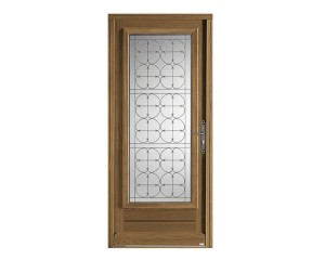 Porte d'entrée bois modèle ESTEL