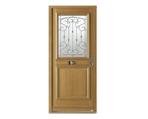 Porte d'entrée bois modèle MAJORQUE