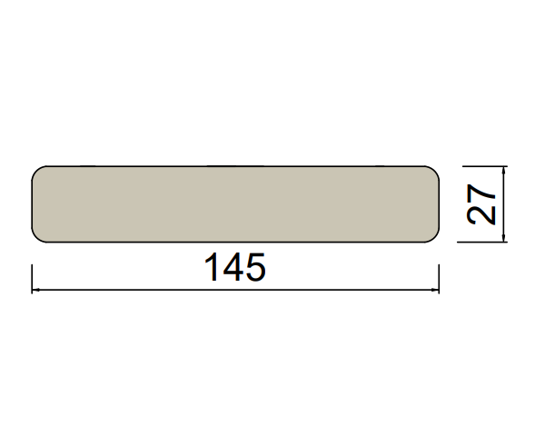 Lames de Terrasse en bois - Pin Caroline Autoclave - 145 x 27 mm
