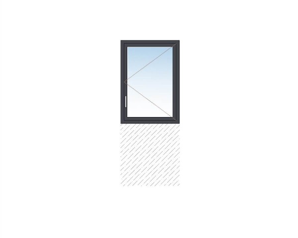Fenêtre 1 vantail PVC