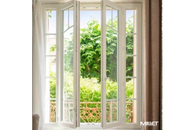 Fenêtre 1 vantail PVC. Vue d'ambiance.