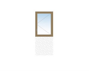 Fenêtre 1 vantail BOIS