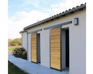 Volet coulissant aluminium et bois ARTEMIS. 2