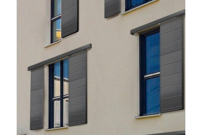 Volet coulissant aluminium THOR. Vue d'ambiance. Volet coulissant aluminium THOR. Vue d'ambiance.