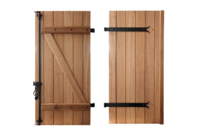 Volet battant Bois exotique MERCURE 27mm Volet battant Bois exotique MERCURE 27mm