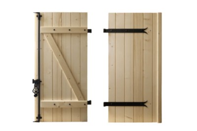 Volet battant Bois sapin HERACLES 32mm Volet battant Bois sapin HERACLES 32mm