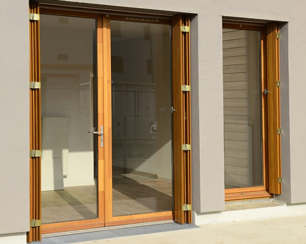 Persiennes repliables Bois pin ASTERIA 14mm