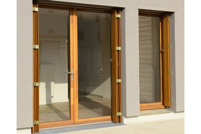 Persiennes repliables Bois pin ASTERIA 14mm