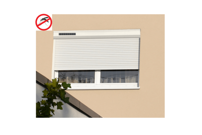 Volet roulant rénovation SOLAIRE avec moustiquaire intégrée