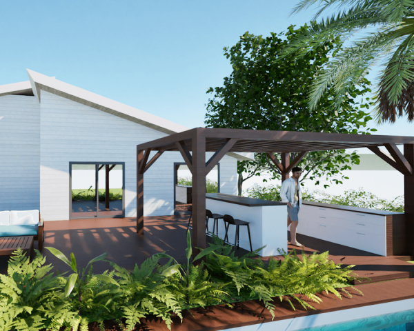 Pergolas bois TERRASOL 5.00 x 4.00 m