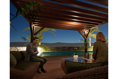 Pergolas bois TERRASOL 3.00 x 4.00 m