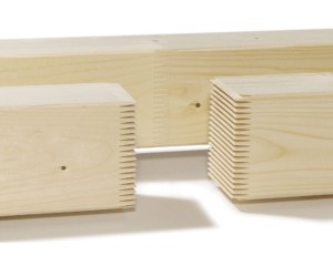 Poutre Contre-collée BMA KVH Épicéa 45 x 220 mm 2