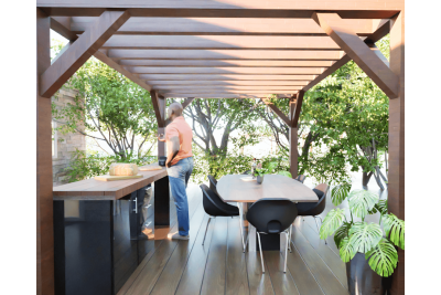 Pergolas bois TERRASOL 4.00 x 4.00 m