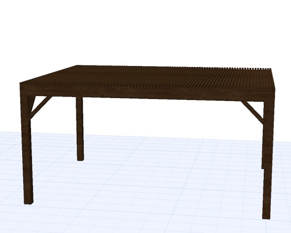 Pergolas bois OMBRIERE 4.00 x 5.00 m