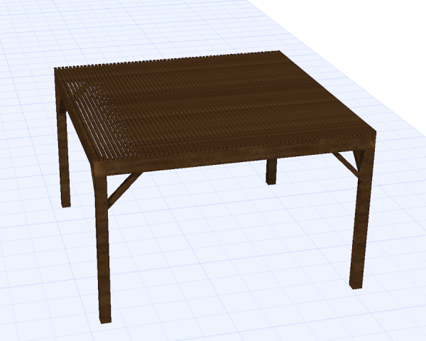 Pergolas bois OMBRIERE 4.00 x 4.00 m