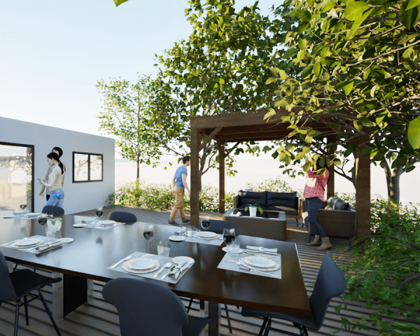 Pergolas bois OMBRIERE 3.00 x 3.00 m