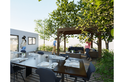 Pergolas bois OMBRIERE 3.00 x 3.00 m