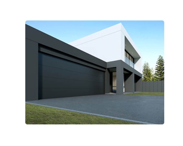 Porte de garage sectionnelle sur mesure