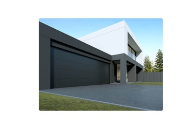 Porte de garage sectionnelle sur mesure