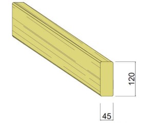 Bois d'Ossature Épicéa 45 x 120 mm