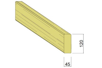Bois d'Ossature Épicéa 45 x 120 mm Bois d'Ossature Épicéa 45 x 120 mm