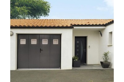 Porte de garage battante ICARE 27mm