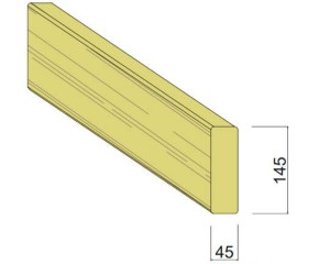 Bois d'Ossature Épicéa 45 x 145 mm