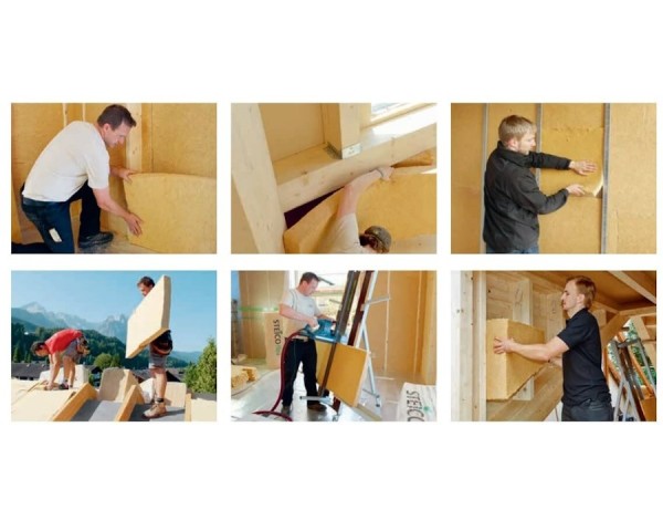 Laine isolante semi-rigide 100mm STEICOFLEIX 036