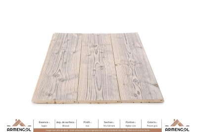 LAMBRIS ISIS Sapin Brossé - 18 mm x 160 mm