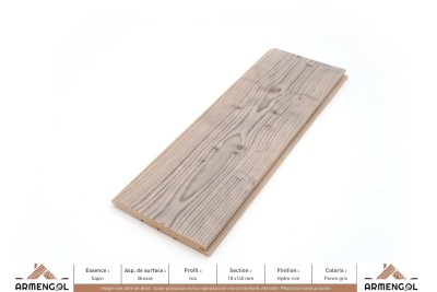 LAMBRIS ISIS Sapin Brossé - 18 mm x 160 mm