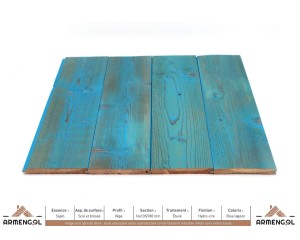 LAMBRIS DECO&GO SAPIN VEGA BLUE LAGOON - 16 mm x 135/180 mm 2