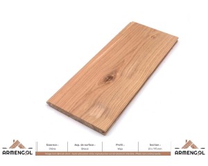 LAMBRIS VEGA CHÊNE BROSSÉ - 20 mm x 195 mm