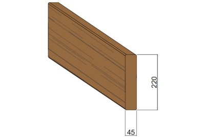 Bois d'Ossature Pin du Nord Rouge Autoclave 45 x 220 mm Bois d'Ossature Pin du Nord Rouge Autoclave 45 x 220 mm