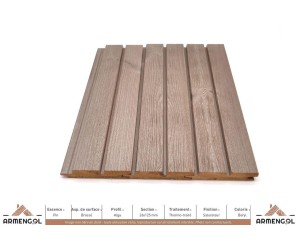 BARDAGE PIN BROSSÉ ALGA THERMO-TRAITÉ SATURATEUR BERYL - 26 mm x 125 mm 2