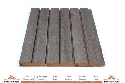 BARDAGE PIN (THERMO-TRAITÉ) BROSSÉ DIABLO SATURATEUR BERYL - 26 mm x 135 mm BARDAGE PIN (THERMO-TRAITÉ) BROSSÉ DIABLO SATURATEUR BERYL - 26 mm x 135 mm