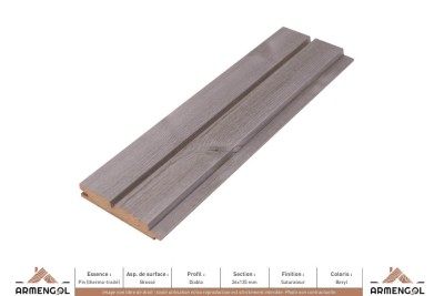 BARDAGE PIN (THERMO-TRAITÉ) BROSSÉ DIABLO SATURATEUR BERYL - 26 mm x 135 mm BARDAGE PIN (THERMO-TRAITÉ) BROSSÉ DIABLO SATURATEUR BERYL - 26 mm x 135 mm